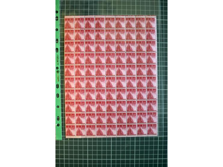 1851/1997, used and mint collection, from the 1930s on with many blocks of four with plate numbers,  some sheets and FDCs, al