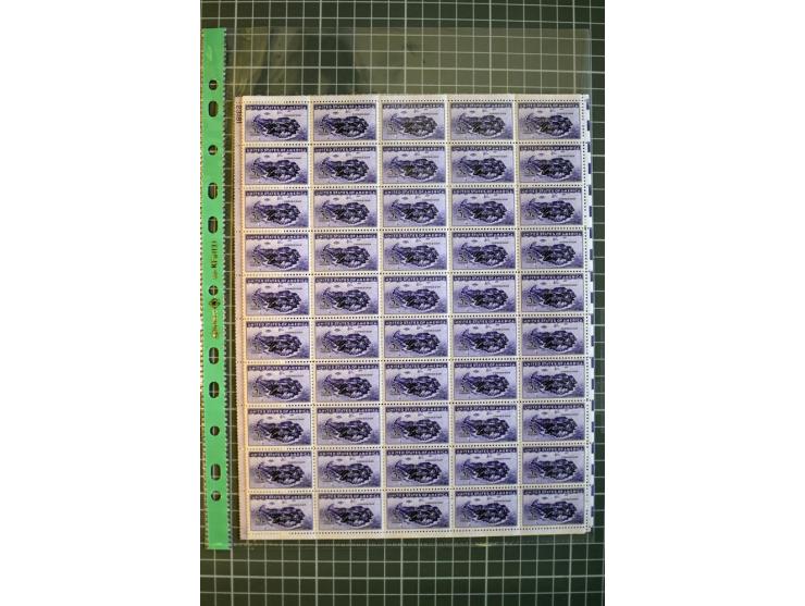 1851/1997, used and mint collection, from the 1930s on with many blocks of four with plate numbers,  some sheets and FDCs, al