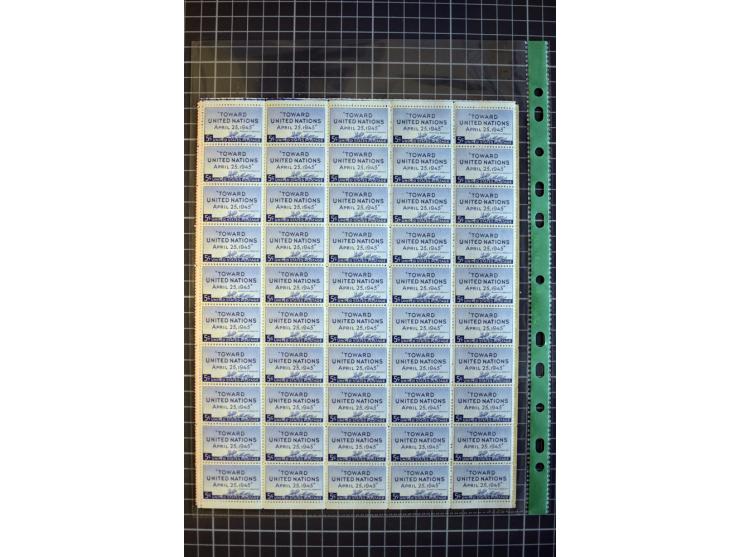 1851/1997, used and mint collection, from the 1930s on with many blocks of four with plate numbers,  some sheets and FDCs, al