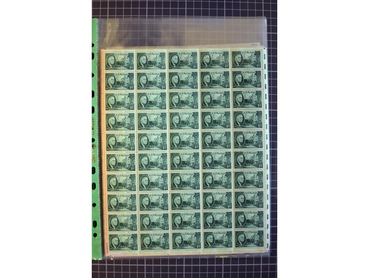 1851/1997, used and mint collection, from the 1930s on with many blocks of four with plate numbers,  some sheets and FDCs, al