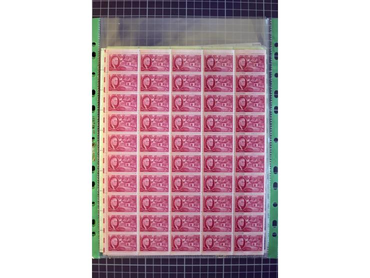 1851/1997, used and mint collection, from the 1930s on with many blocks of four with plate numbers,  some sheets and FDCs, al