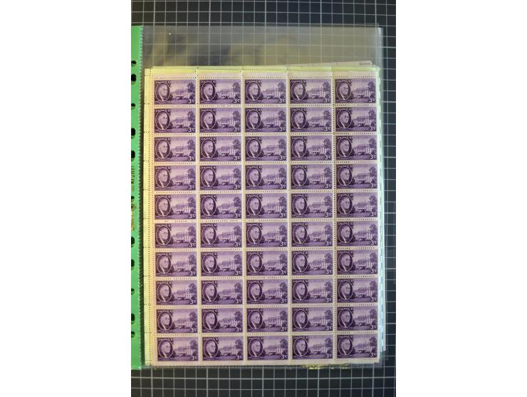 1851/1997, used and mint collection, from the 1930s on with many blocks of four with plate numbers,  some sheets and FDCs, al