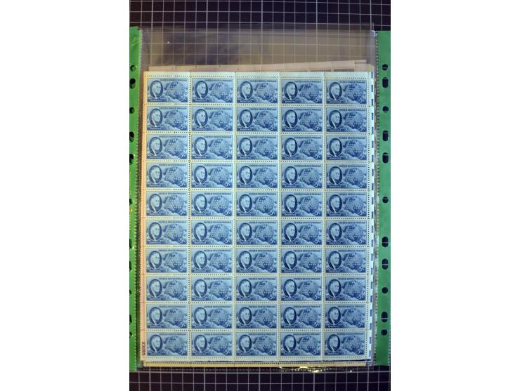 1851/1997, used and mint collection, from the 1930s on with many blocks of four with plate numbers,  some sheets and FDCs, al