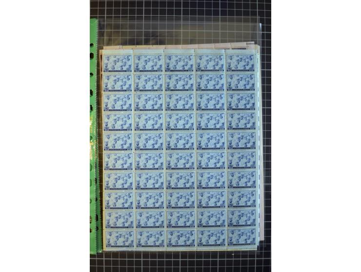 1851/1997, used and mint collection, from the 1930s on with many blocks of four with plate numbers,  some sheets and FDCs, al