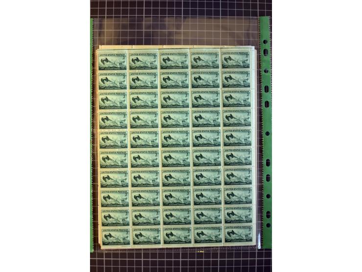 1851/1997, used and mint collection, from the 1930s on with many blocks of four with plate numbers,  some sheets and FDCs, al