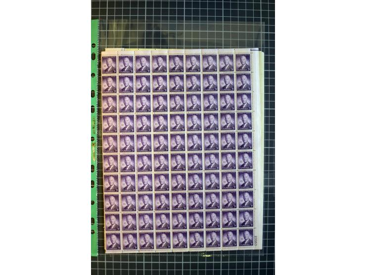1851/1997, used and mint collection, from the 1930s on with many blocks of four with plate numbers,  some sheets and FDCs, al