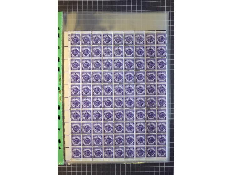 1851/1997, used and mint collection, from the 1930s on with many blocks of four with plate numbers,  some sheets and FDCs, al