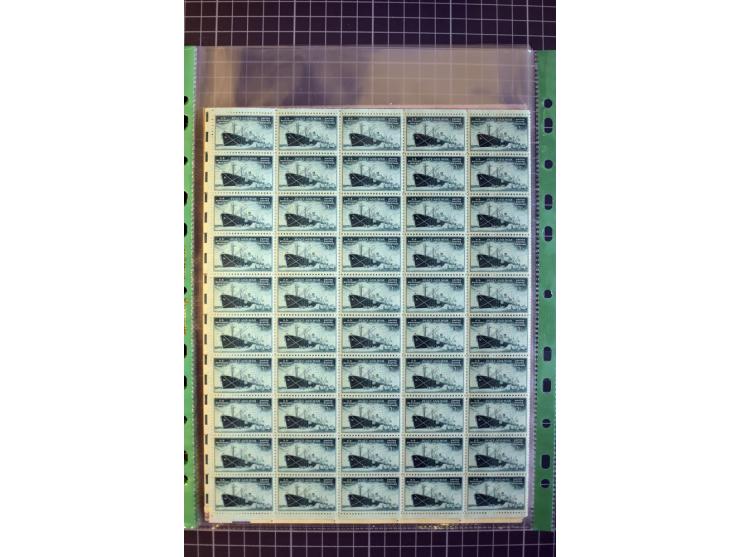 1851/1997, used and mint collection, from the 1930s on with many blocks of four with plate numbers,  some sheets and FDCs, al