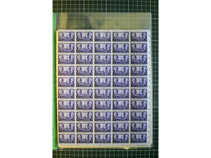 1851/1997, used and mint collection, from the 1930s on with many blocks of four with plate numbers,  some sheets and FDCs, al