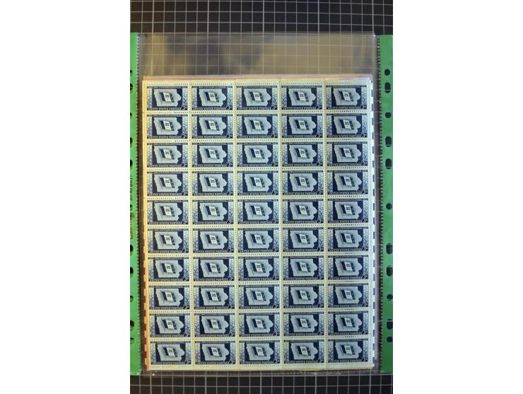 1851/1997, used and mint collection, from the 1930s on with many blocks of four with plate numbers,  some sheets and FDCs, al
