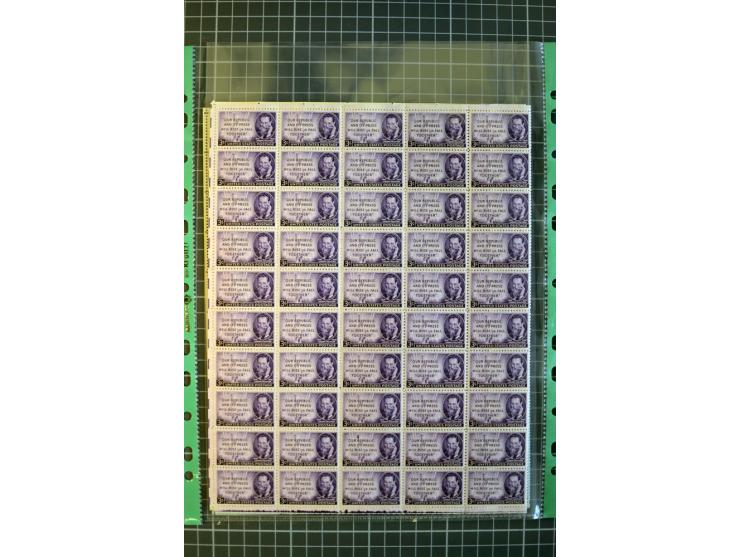 1851/1997, used and mint collection, from the 1930s on with many blocks of four with plate numbers,  some sheets and FDCs, al