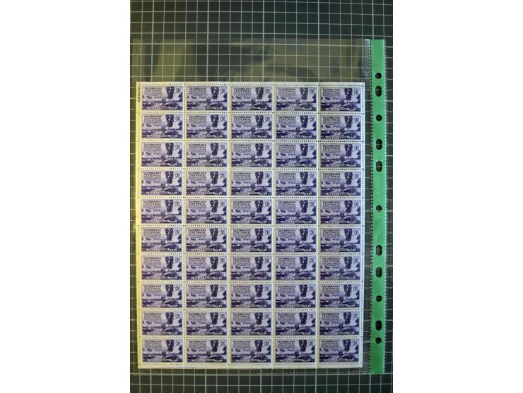 1851/1997, used and mint collection, from the 1930s on with many blocks of four with plate numbers,  some sheets and FDCs, al