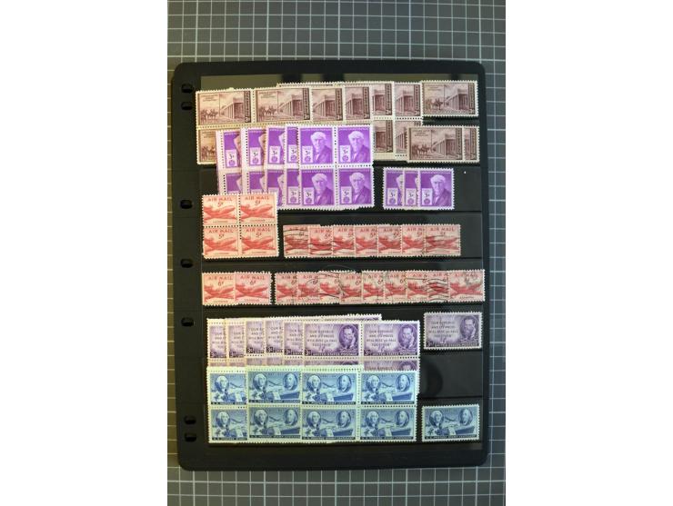 1851/1997, used and mint collection, from the 1930s on with many blocks of four with plate numbers,  some sheets and FDCs, al