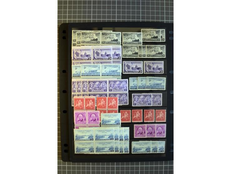 1851/1997, used and mint collection, from the 1930s on with many blocks of four with plate numbers,  some sheets and FDCs, al