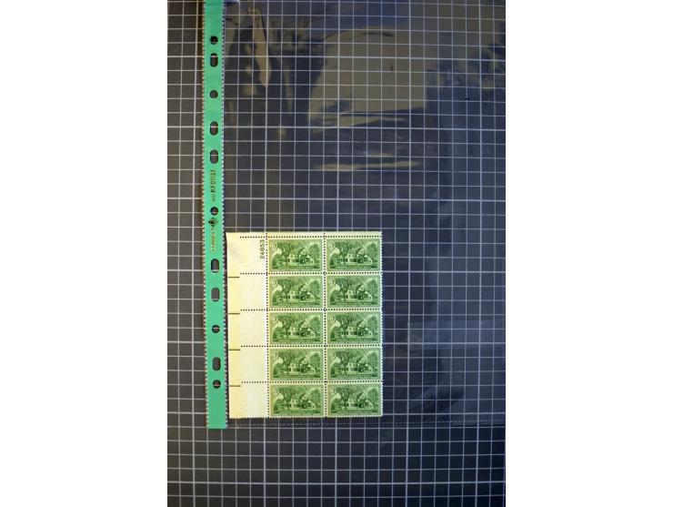 1851/1997, used and mint collection, from the 1930s on with many blocks of four with plate numbers,  some sheets and FDCs, al