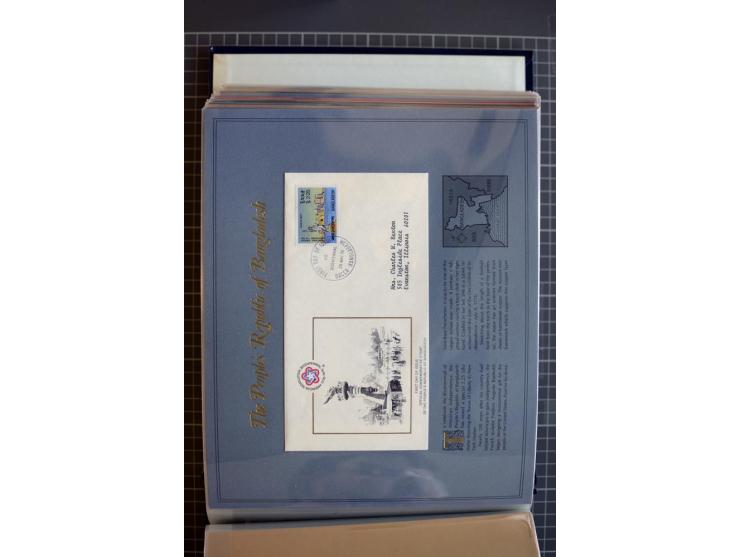 1851/1997, used and mint collection, from the 1930s on with many blocks of four with plate numbers,  some sheets and FDCs, al