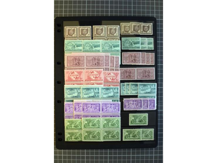 1851/1997, used and mint collection, from the 1930s on with many blocks of four with plate numbers,  some sheets and FDCs, al