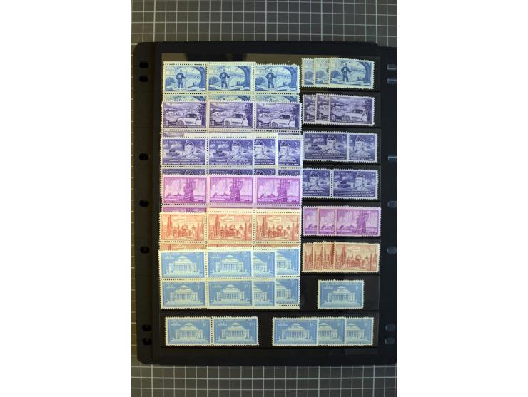 1851/1997, used and mint collection, from the 1930s on with many blocks of four with plate numbers,  some sheets and FDCs, al