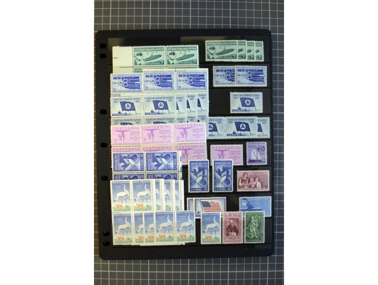 1851/1997, used and mint collection, from the 1930s on with many blocks of four with plate numbers,  some sheets and FDCs, al