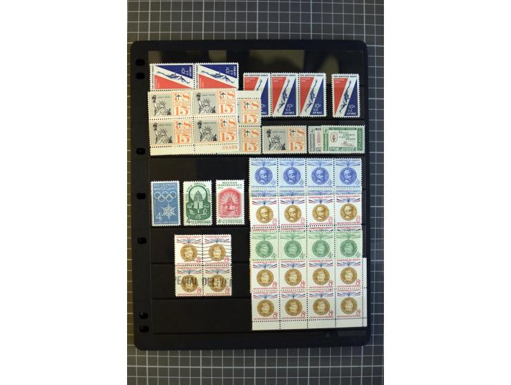 1851/1997, used and mint collection, from the 1930s on with many blocks of four with plate numbers,  some sheets and FDCs, al