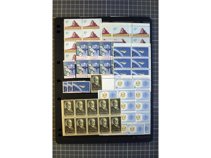 1851/1997, used and mint collection, from the 1930s on with many blocks of four with plate numbers,  some sheets and FDCs, al