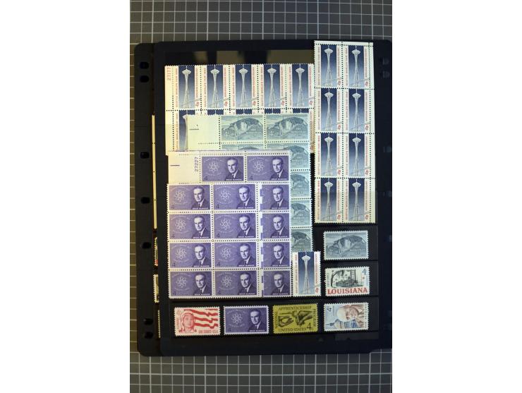 1851/1997, used and mint collection, from the 1930s on with many blocks of four with plate numbers,  some sheets and FDCs, al
