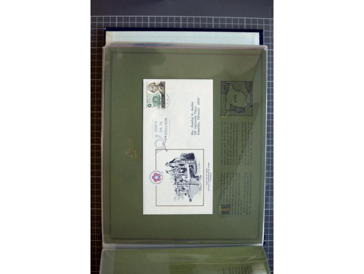 1851/1997, used and mint collection, from the 1930s on with many blocks of four with plate numbers,  some sheets and FDCs, al