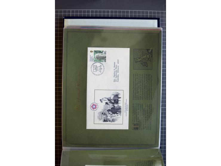 1851/1997, used and mint collection, from the 1930s on with many blocks of four with plate numbers,  some sheets and FDCs, al