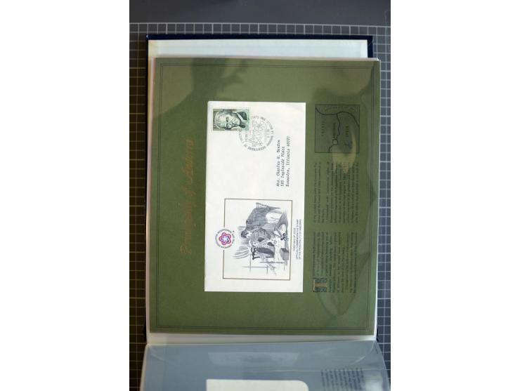1851/1997, used and mint collection, from the 1930s on with many blocks of four with plate numbers,  some sheets and FDCs, al