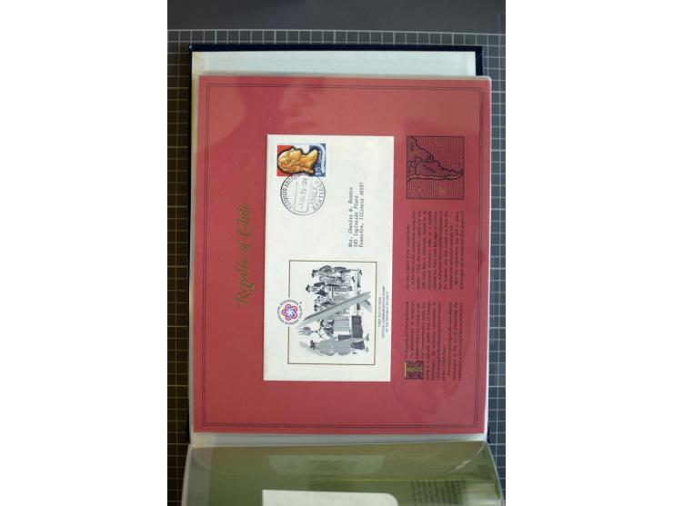 1851/1997, used and mint collection, from the 1930s on with many blocks of four with plate numbers,  some sheets and FDCs, al