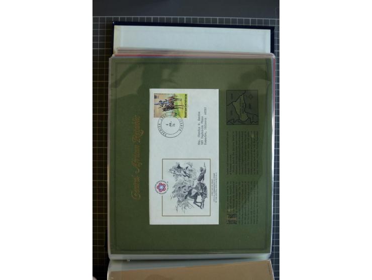 1851/1997, used and mint collection, from the 1930s on with many blocks of four with plate numbers,  some sheets and FDCs, al