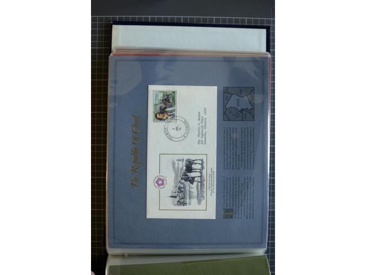 1851/1997, used and mint collection, from the 1930s on with many blocks of four with plate numbers,  some sheets and FDCs, al