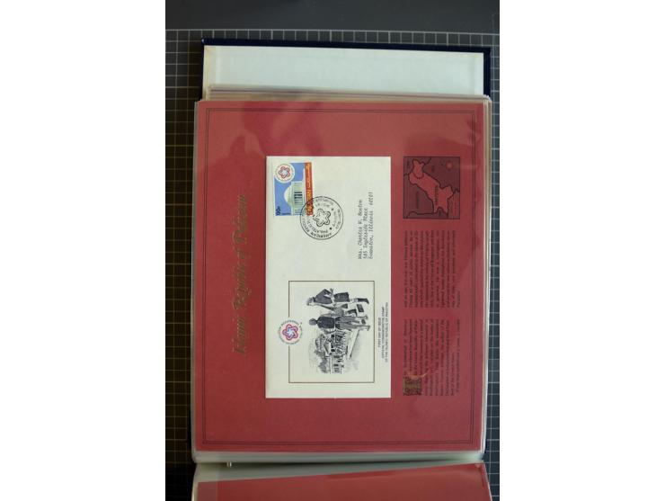 1851/1997, used and mint collection, from the 1930s on with many blocks of four with plate numbers,  some sheets and FDCs, al