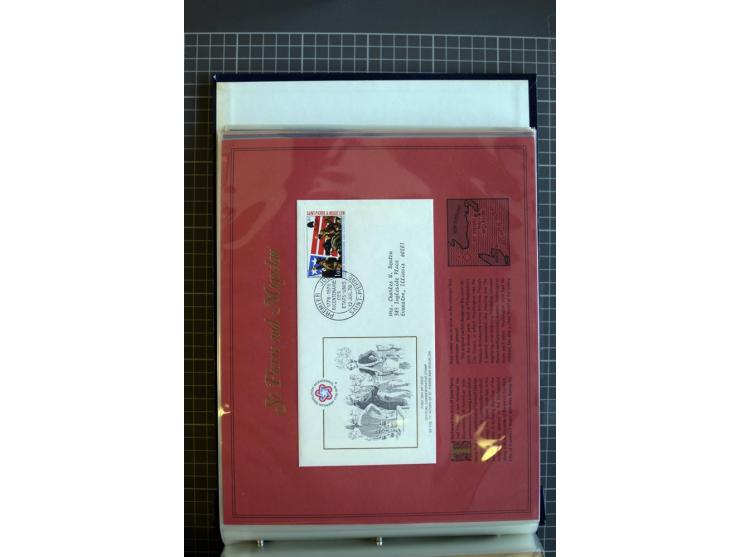 1851/1997, used and mint collection, from the 1930s on with many blocks of four with plate numbers,  some sheets and FDCs, al