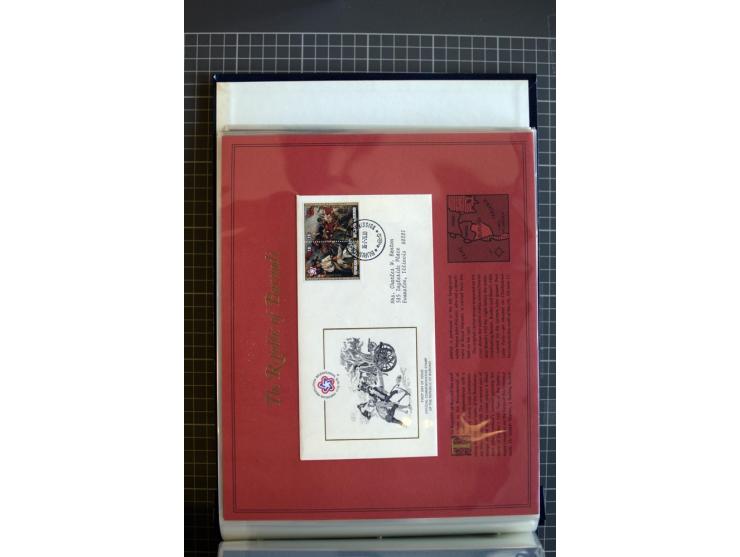 1851/1997, used and mint collection, from the 1930s on with many blocks of four with plate numbers,  some sheets and FDCs, al