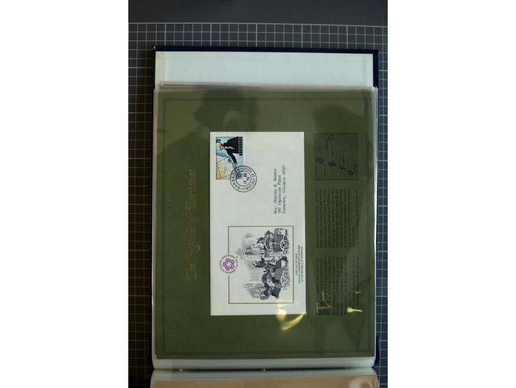 1851/1997, used and mint collection, from the 1930s on with many blocks of four with plate numbers,  some sheets and FDCs, al