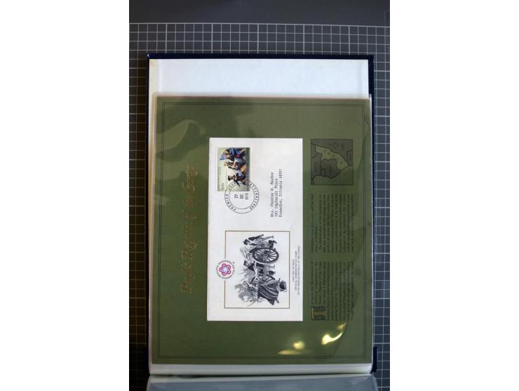 1851/1997, used and mint collection, from the 1930s on with many blocks of four with plate numbers,  some sheets and FDCs, al