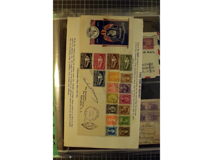 1929/91, interesting cover collection, containing several First Flight covers e.g. 1929 Canal Zone and St. Louis-Omaha, furhe
