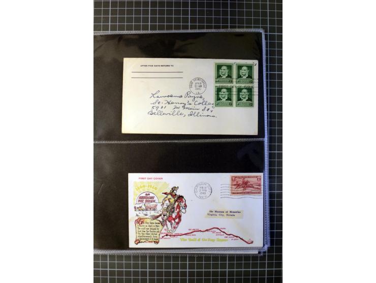 1929/91, interesting cover collection, containing several First Flight covers e.g. 1929 Canal Zone and St. Louis-Omaha, furhe