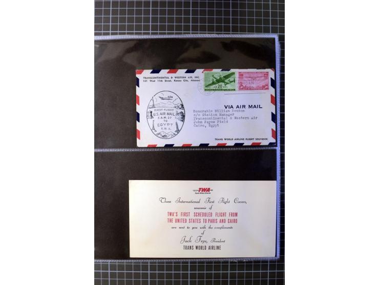 1929/91, interesting cover collection, containing several First Flight covers e.g. 1929 Canal Zone and St. Louis-Omaha, furhe