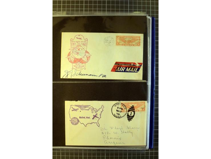 1929/91, interesting cover collection, containing several First Flight covers e.g. 1929 Canal Zone and St. Louis-Omaha, furhe