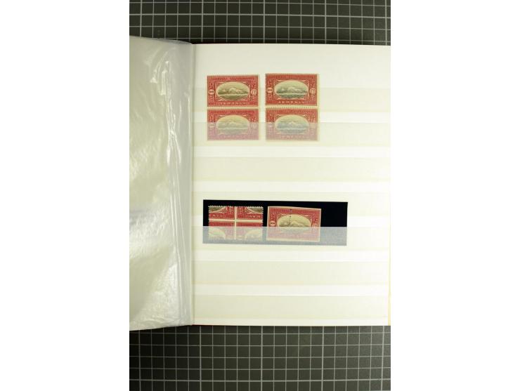 1920, Chassepot Ausgabe, kleine Sammlung mit seltenen Stücken der Originalmarken, dabei 4 ungezähnte, ein Satz von 5 SPECIMEN