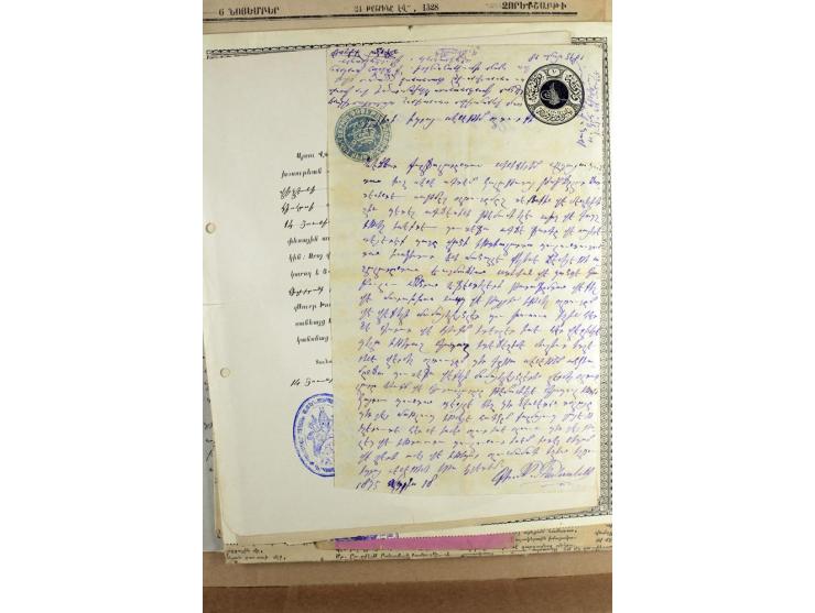 BESONDERHEITEN: 19. Jahrhundert bis 1950 (ca.), dabei Zeitungen, Kirchendokumente, Diaspora Material sowie 5 Post Dokumente m