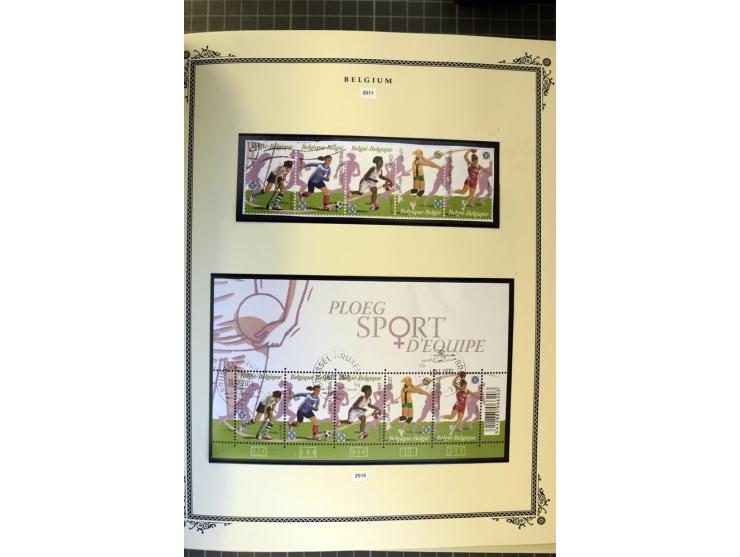 1849/2011, ungebrauchte/postfrische und gestempelte Sammlung mit u.a. Mi.-Nr. 1-3, 34, 145-58, 235-42I und 333-41, ab 1945 au