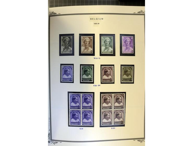 1849/2011, ungebrauchte/postfrische und gestempelte Sammlung mit u.a. Mi.-Nr. 1-3, 34, 145-58, 235-42I und 333-41, ab 1945 au