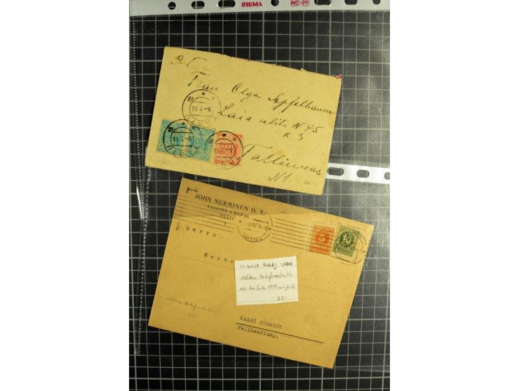 1918/42, hochinteressanter Posten mit über 140 Briefen, dabei diverse Ganzsachen, 1. Republik, Deutsche Besetzung I. und II. 
