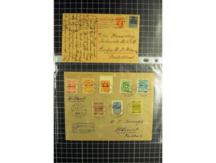 1918/42, hochinteressanter Posten mit über 140 Briefen, dabei diverse Ganzsachen, 1. Republik, Deutsche Besetzung I. und II. 