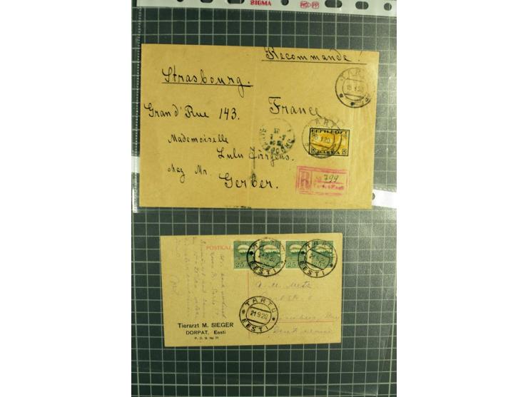 1918/42, hochinteressanter Posten mit über 140 Briefen, dabei diverse Ganzsachen, 1. Republik, Deutsche Besetzung I. und II. 