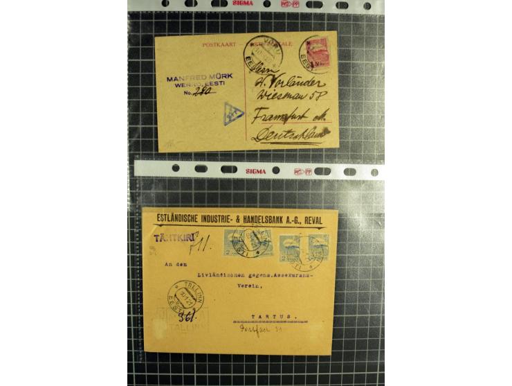 1918/42, hochinteressanter Posten mit über 140 Briefen, dabei diverse Ganzsachen, 1. Republik, Deutsche Besetzung I. und II. 