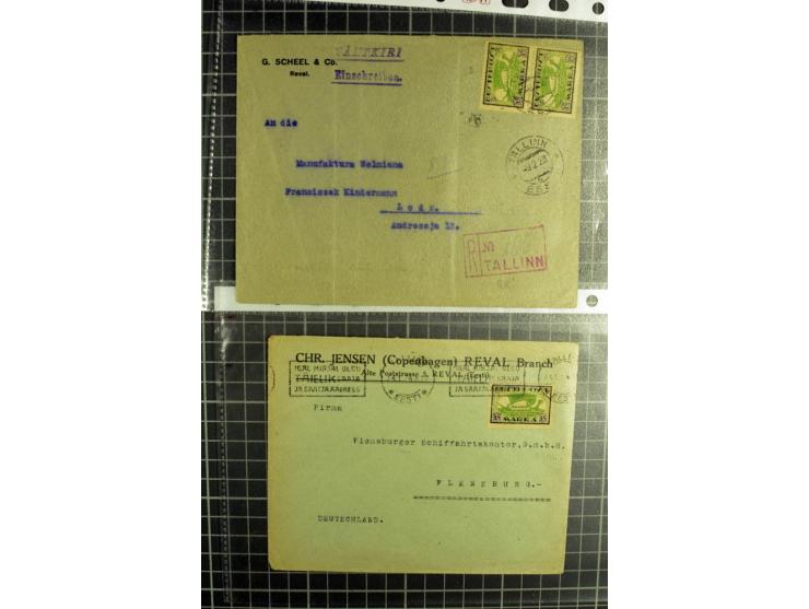 1918/42, hochinteressanter Posten mit über 140 Briefen, dabei diverse Ganzsachen, 1. Republik, Deutsche Besetzung I. und II. 